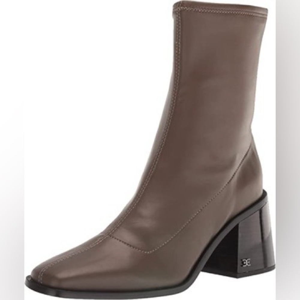 Sam Edelman Wells Bootie- Olive Taupe Brown, Size 7 1/2